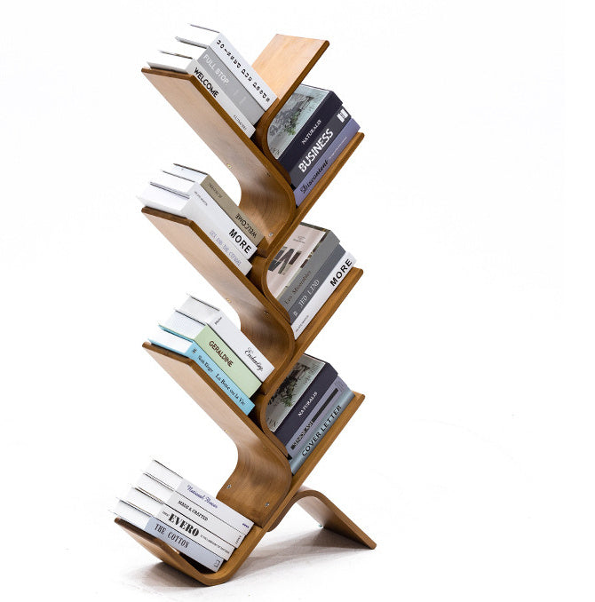 Bamboo Floor Bookshelf (Multiple Layers)