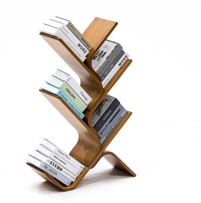 Bamboo Floor Bookshelf (Multiple Layers)