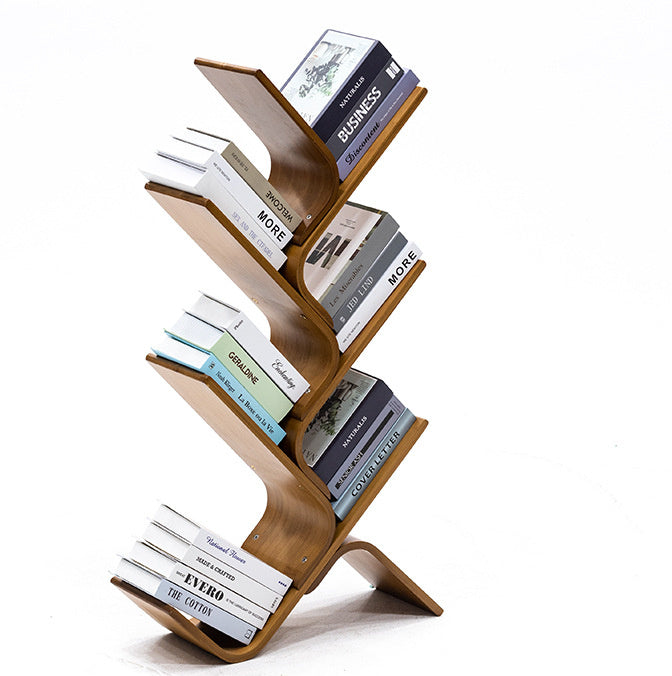 Bamboo Floor Bookshelf (Multiple Layers)