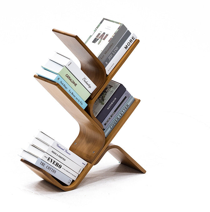 Bamboo Floor Bookshelf (Multiple Layers)