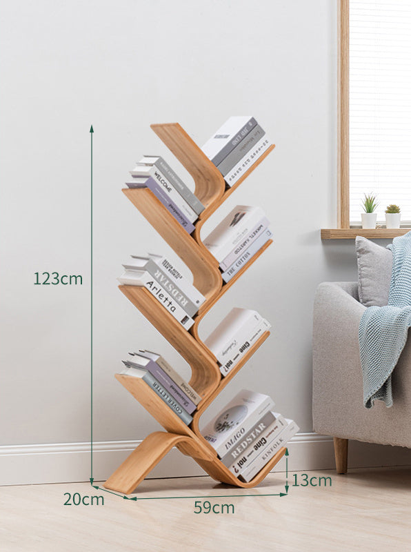 Bamboo Floor Bookshelf (Multiple Layers)