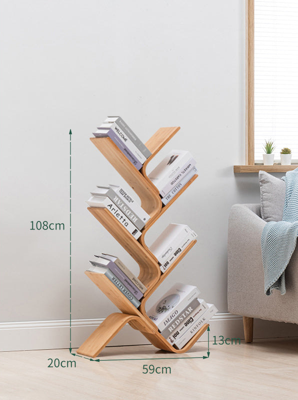 Bamboo Floor Bookshelf (Multiple Layers)